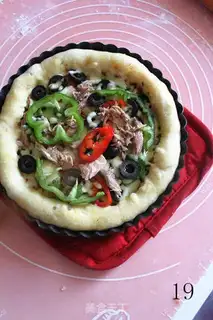 Make Tuna mashed pizza step 18