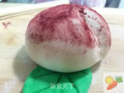 Make Peach buns step 7
