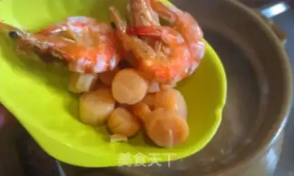 Make Porridge of rice shrimp step 7