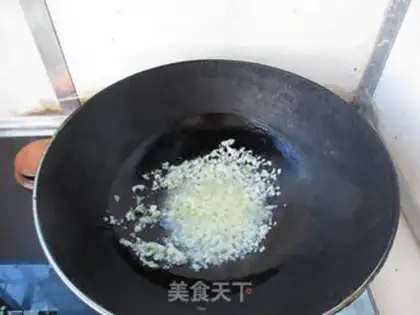 Make Garlic fan sap step 6