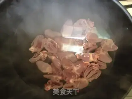 Make lentils and duck hearts step 2