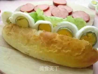 Make Corn salad hot dog bag step 3