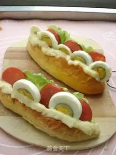 Make Corn salad hot dog bag step 6