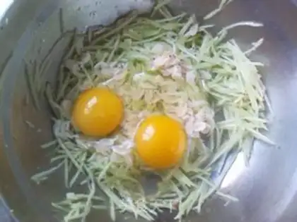 Make Shrimp rice loaf step 2