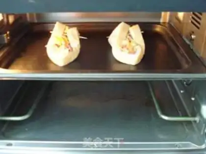 Make Corn salad rolls step 7