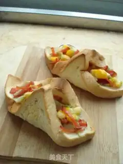 Make Corn salad rolls step 9