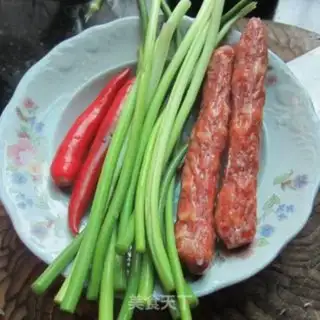 Make Dry-burn garlic sausage step 0