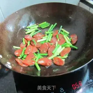 Make Dry-burn garlic sausage step 5