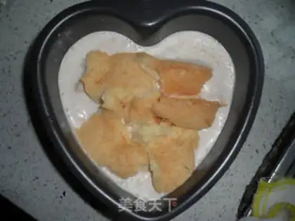 Make Orange mirror cake step 4