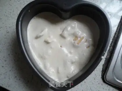 Make Orange mirror cake step 5