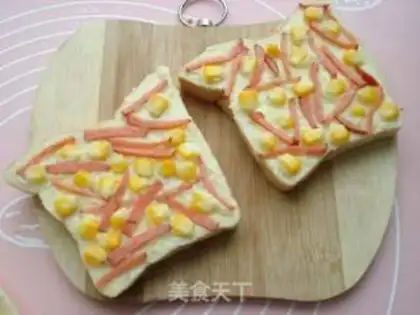 Make Corn toast step 4
