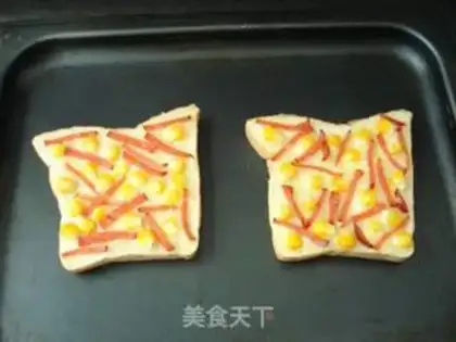 Make Corn toast step 6