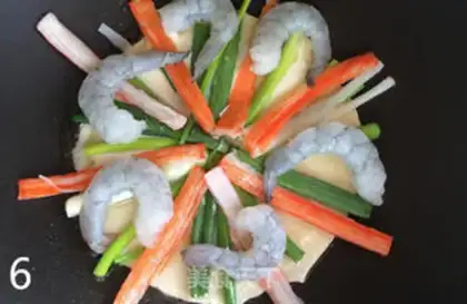 Make Korean seafood pancakes step 5