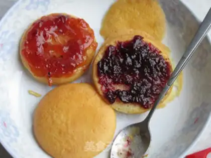 Make Butter jam sandwich cake step 3