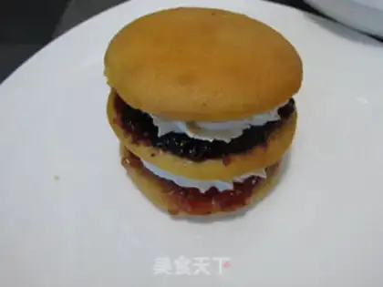 Make Butter jam sandwich cake step 8