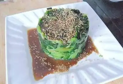 Make Sesame spinach step 8