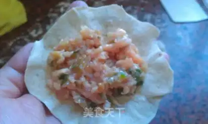 Make Squeeze meat buns step 7