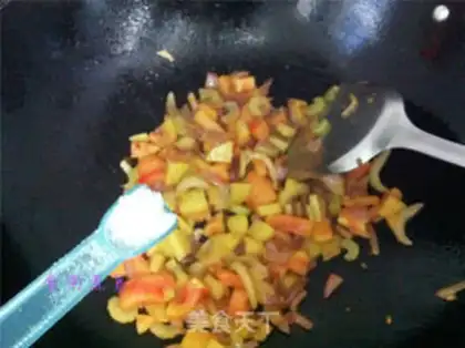 Make Black pepper beef cheese step 5