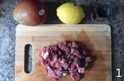 Make Mango beef step 0
