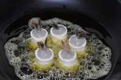 Make Shrimp gold step 8
