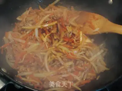 Make The sauce, the noodles step 14
