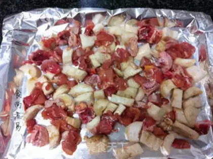 Make The apricot and the chicken leg step 6