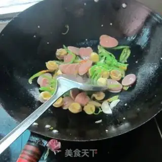 Make Little intestines and ham step 7