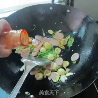 Make Little intestines and ham step 8