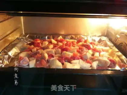 Make The apricot and the chicken leg step 7