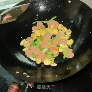 Make Little intestines and ham step 9