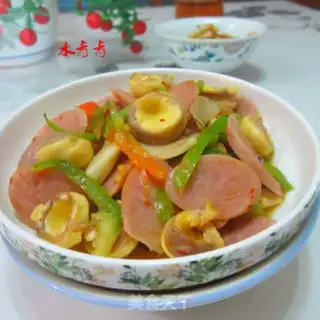 Make Little intestines and ham step 10