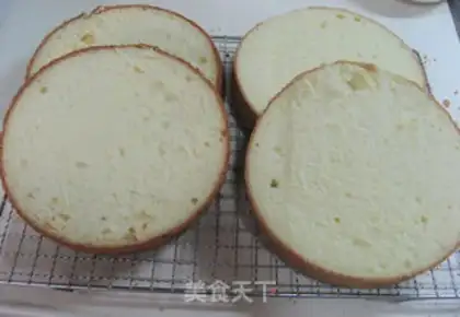 Make Fruit cream cake step 15