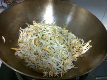 Make The green bean sprouts step 5