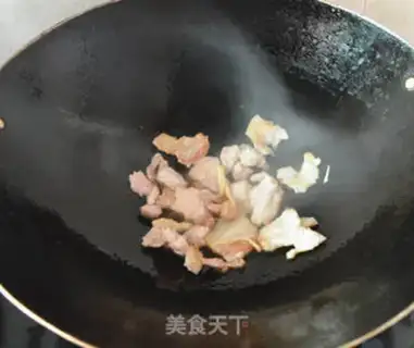 Make Five-flower fried beans step 3