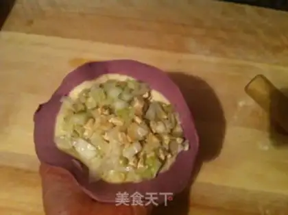 Make Spam by the potato flower step 7