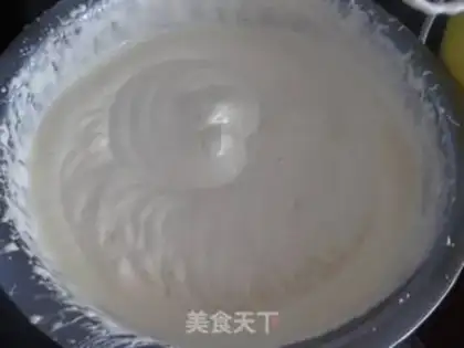 Make A sponge cake step 5
