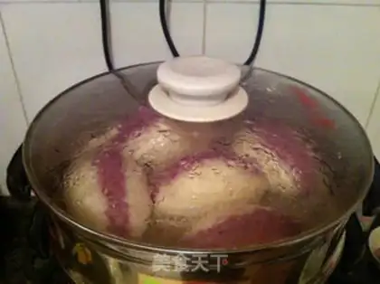 Make Spam by the potato flower step 10