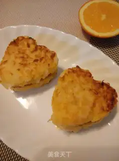 Make Orange rice cake step 5