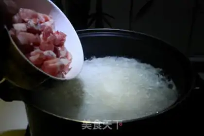 Make Pork porridge step 6
