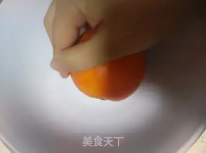 Make Orange steamed eggs step 1