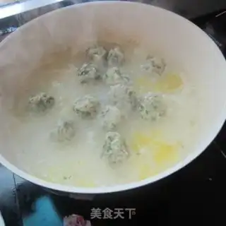 Make Pork meatball soup step 6