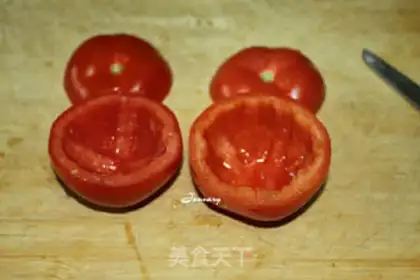 Make Sea sorghum tomatoes step 1
