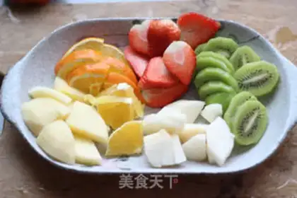Make Fruit tea step 1