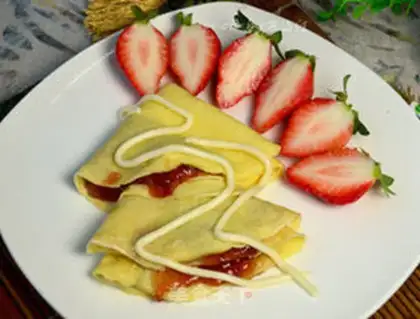Make Strawberry croissants step 9