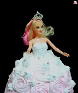 Make Princess Barbie step 17