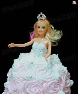 Make Princess Barbie step 18