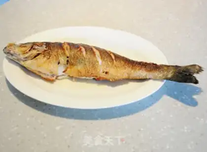 Make Dry burning of sea bass step 1