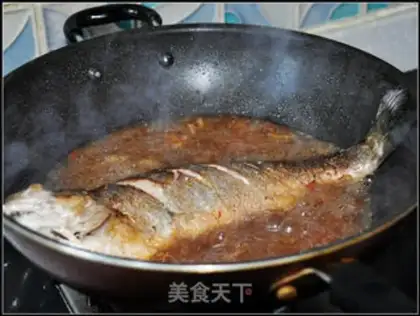 Make Dry burning of sea bass step 3