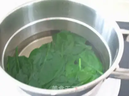 Make Spinach quail eggs step 2