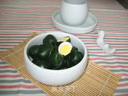 Make Spinach quail eggs step 6